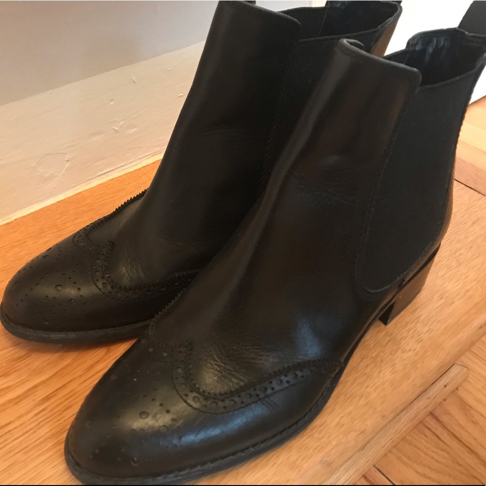 Black Franco Sarto booties